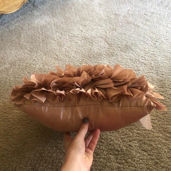 Tufted Champagne Color Pillow - Picture 2 of 2